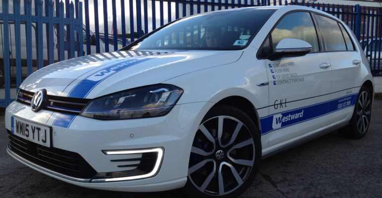 Golf GTE Sign Writing