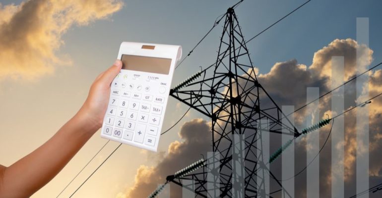 The concept of a global rise in electricity and energy prices.
